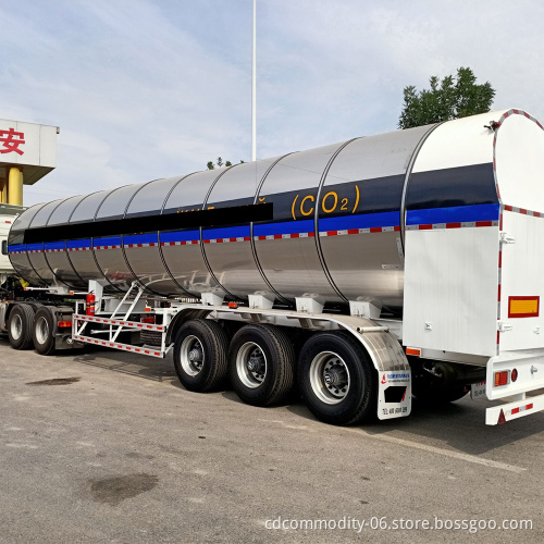 3 assi da 29,6 cbm in vendita a cisterna di ossido di carbonio liquido in vendita
